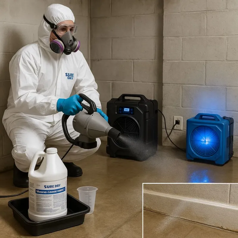 Sanitization and Odor Removal process in Graceville, FL
